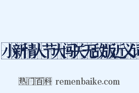 小新情人节大闯关无敌版近义词是什么意思的图片